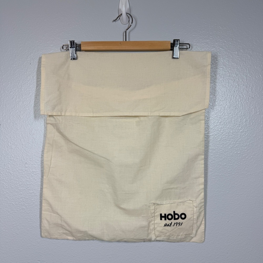 Hobo Dust Bag‎ Women Cream Logo Cotton Storage Accessory Purse